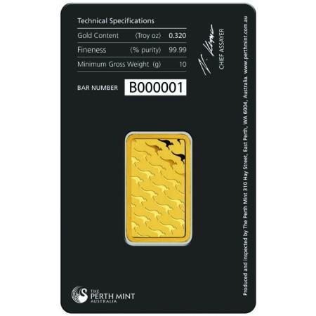 Zlatý zliatok Perth Mint - Klokan, 10 g