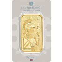 Zlatý zliatok Britannia - The Royal Mint, 50 g