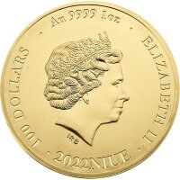 Zlatá minca Bitcoin 2022, 1 oz