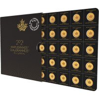 Zlatá minca Maple Leaf 2025 (Maplegram), 25x1 g 
