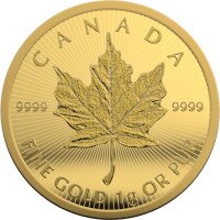 Zlatá minca Maple Leaf 2025 (Maplegram), 25x1 g 