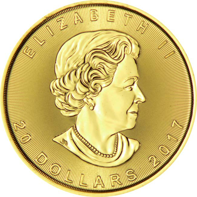 Zlatá minca Maple Leaf různé roky, 1/2 oz