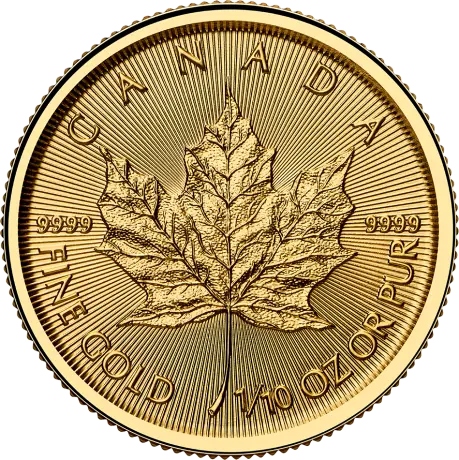 Zlatá minca Maple Leaf 2026, 1/10 oz