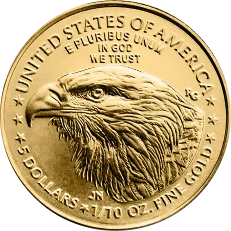 Zlatá minca American Eagle 2026, 1/10 oz