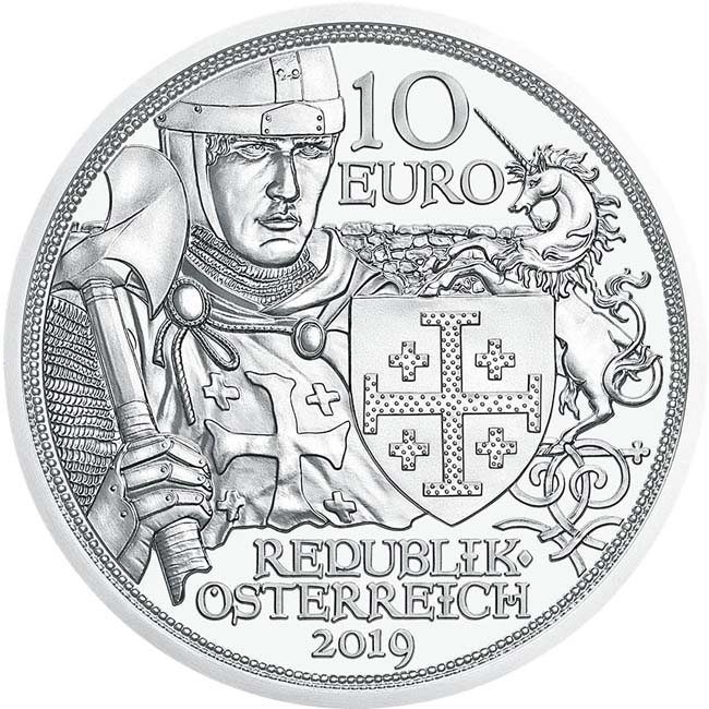 Dobrodružství, stříbrná mince v blistru
