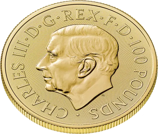 Zlatá minca Britský lev 2025, 1 oz