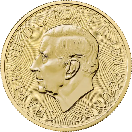 Zlatá minca Britannia Charles III 2026, 1 oz