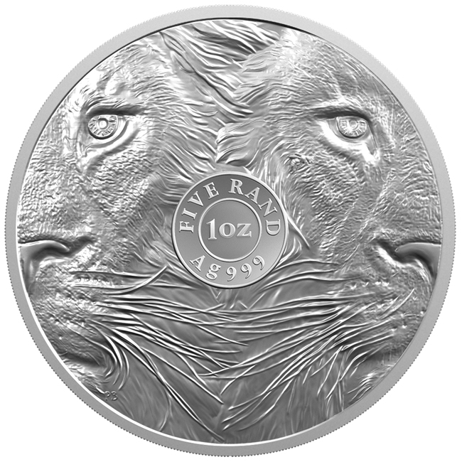 Big Five III - Lev 2025, 1 oz stříbra v blistru