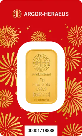 Zlatý zliatok Argor Heraeus - Rok koňa 2026, 10 g