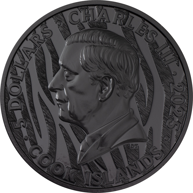 Tygr 2025, 1 oz stříbra v etuji