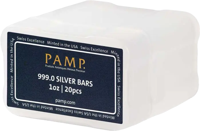 Strieborný zliatok PAMP - USA, tuba 20 x 1 oz