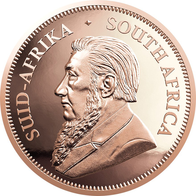 Krugerrand 2026, stříbrná mince v etuji, 2 oz