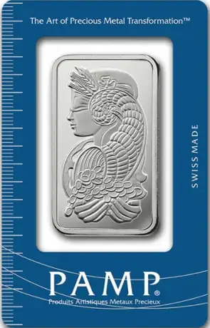 Strieborný zliatok PAMP Fortuna, tuba 20 x 1 oz