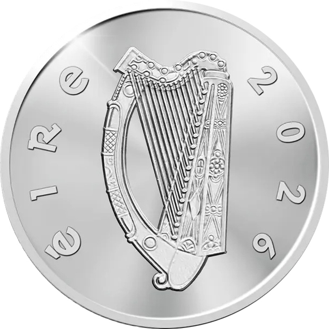 Sean OCasey 2026, stříbrná mince v etuji, 28 g