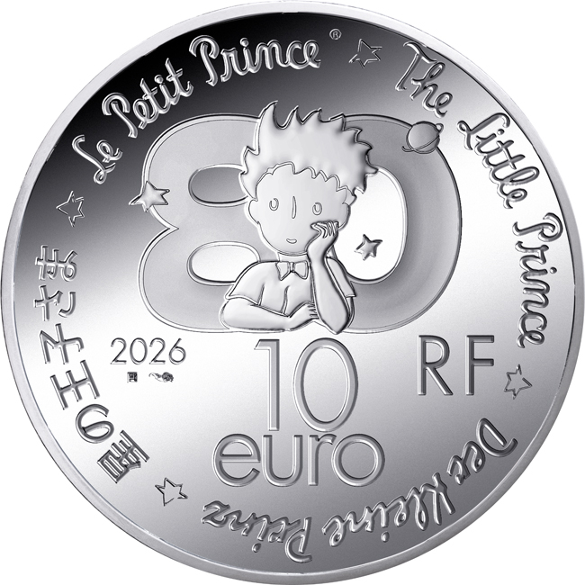 Malý princ - Liška 2026, stříbrná mince v etuji, 22 g