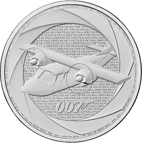 Strieborná minca James Bond of the 2010´s, 1 oz