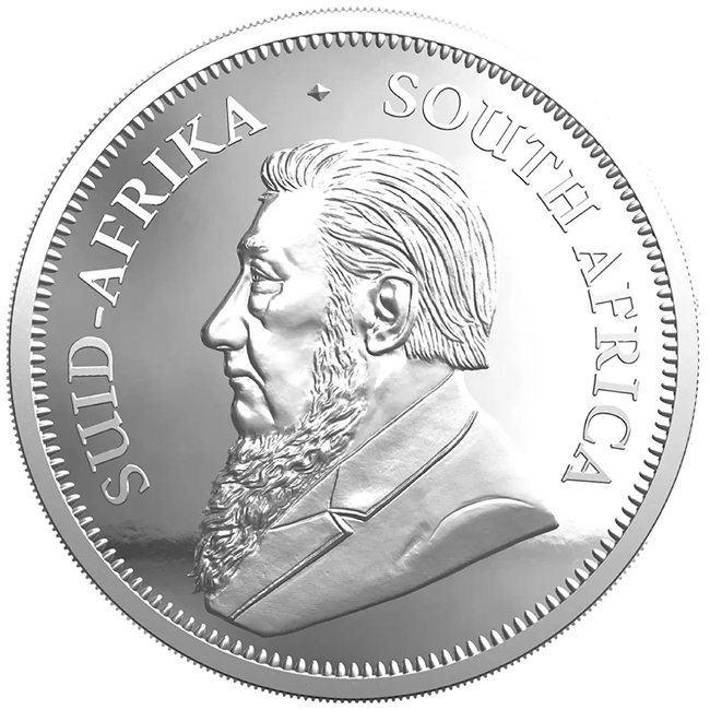 Krugerrand 2026, stříbrná mince v etuji, 1 oz