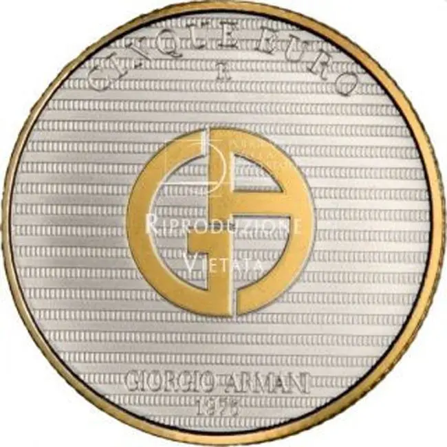 Giorgio Armani 2023 - sada stříbrných mincí v etuji, 54 g