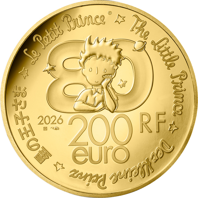 Malý princ 2026, zlatá mince v etuji, 1 oz