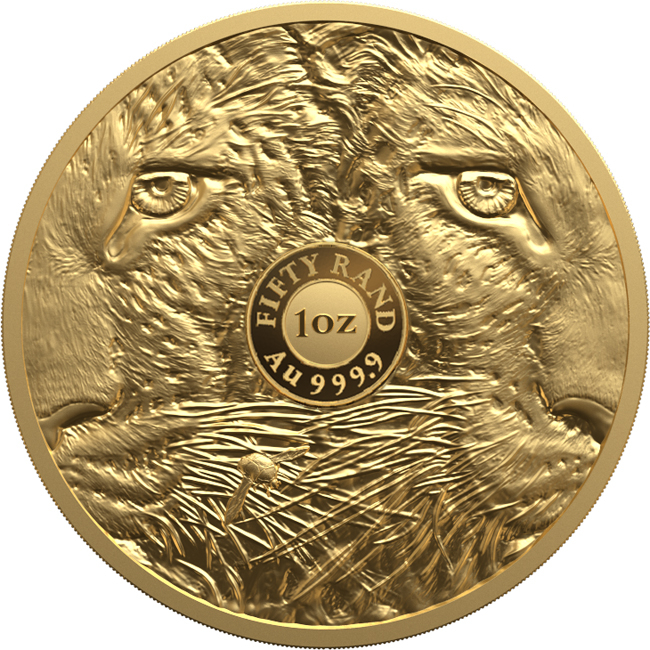 Big Five III - Leopard 2026, zlatá mince v etuji, 1 oz
