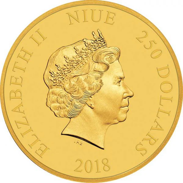 Star Wars: Jabba the Hutt 2018, zlatá mince v etuji, 1 oz