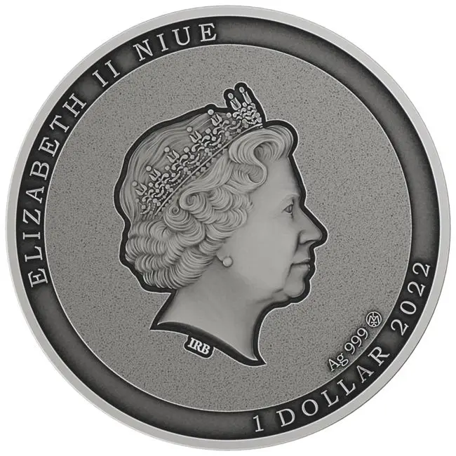 Evarcha culicivora - Skákací pavouk, stříbrná mince v blistru, 15 g