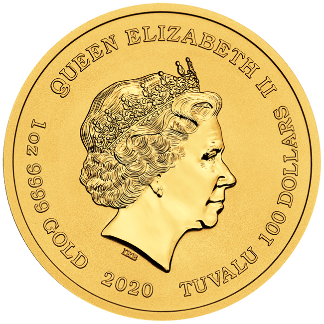 Simpsons: Homer 2029, zlatá mince v kapsli, 1 oz