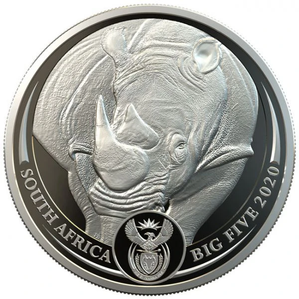 Big Five I - Nosorožec 2020, 1 oz platiny