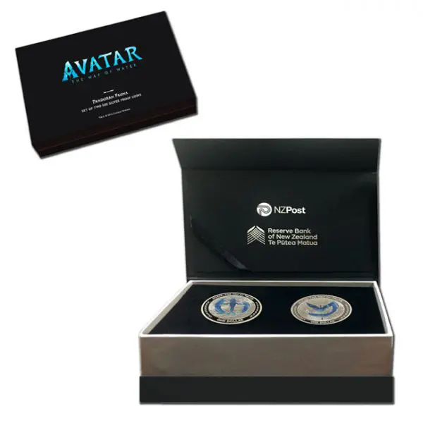 Avatar - Pandorská fauna, sada stříbrných mincí v etuji, 2 oz