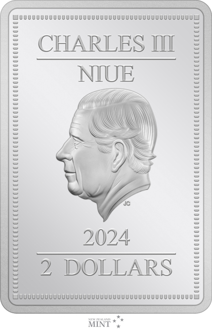 Harry Potter - Patron 2024, stříbrná sběratelská mince v etuji, 1 oz