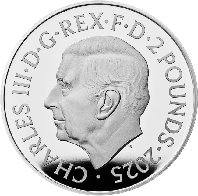 Tudorovský panter 2025 - mincovna Royal Mint -UK, 1 oz stříbra v etuji