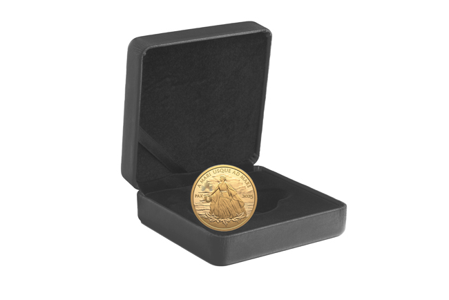 Mírový dolar (Peace Dollar) 2025, zlatá mince v etuji, 1 oz