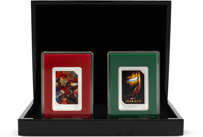 Marvel: Infinity Saga, sada sběratelských mincí, 2 oz stříbra