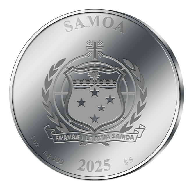 Papež František, 1 oz stříbra v etuji