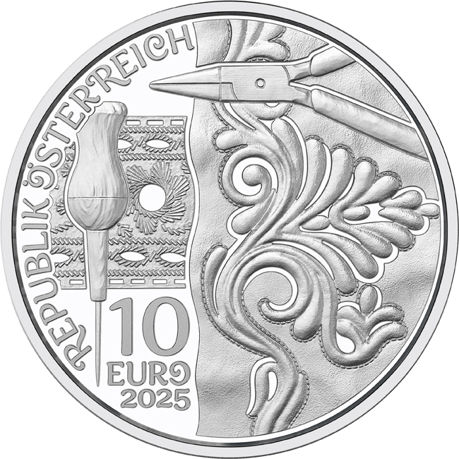 Zpracování kůže 2025 (Série Nastrojený a učesaný), stříbrná mince v blistru, 16 g