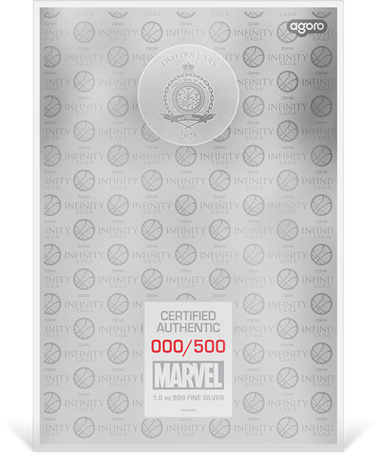 Avengers - Doctor Strange 2025, stříbrná obdélníková mince, 46 g