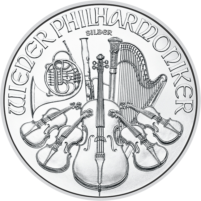 Vídeňští filharmonici - Vánoční edice 2025, 1 oz stříbra