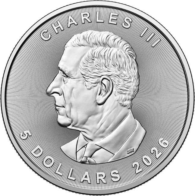 Vzácný Maple Leaf 2026 - Gratulace, stříbrná mince v blistru, 1 oz