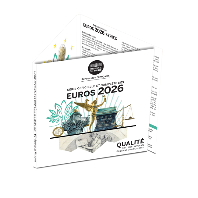 Sada mincí Francie: 2026, CuNi v blistru