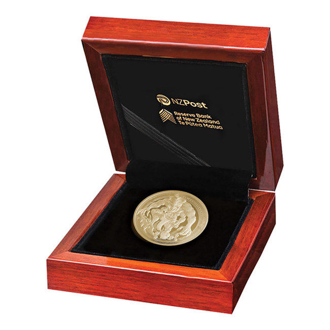Forest Taniwha - maorská mytologie 2026, 1 oz zlata v etuji