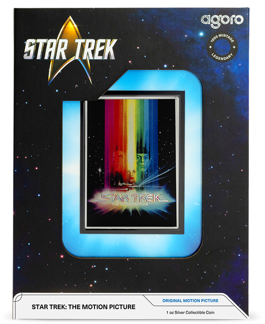 Star Trek: The Motion Picture, stříbrná obdélníková mince, 1 oz