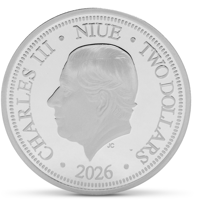 Potáplice lední, 1 oz stříbra v etuji