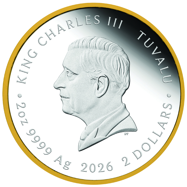 Bridgerton 2026, stříbrná mince v etuji, 2 oz