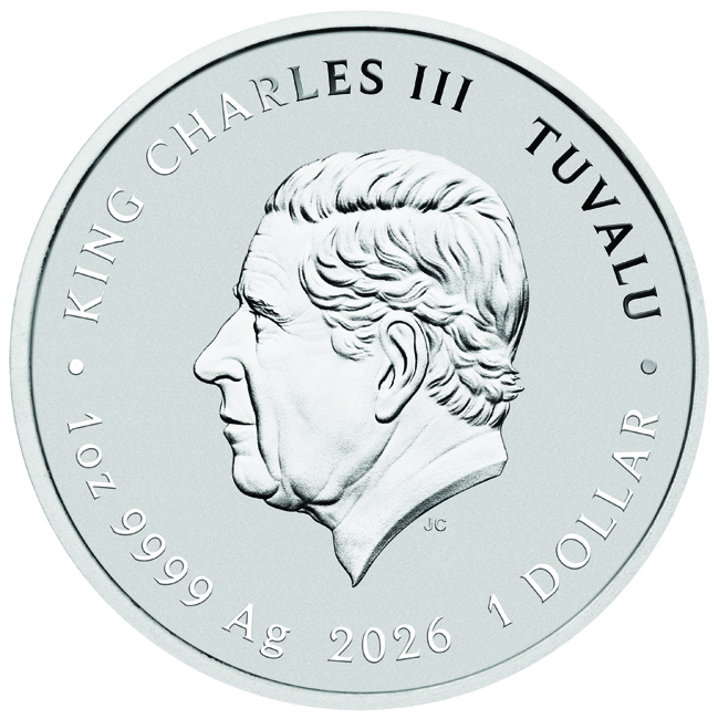 Lady Whistledown 2026, stříbrná mince v etuji, 1 oz