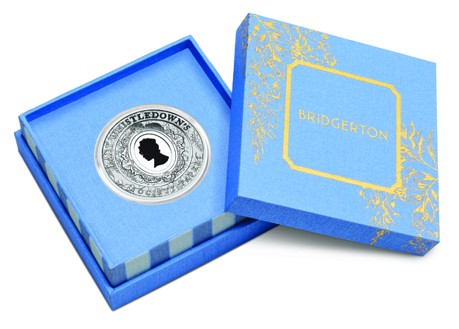 Lady Whistledown 2026, stříbrná mince v etuji, 1 oz