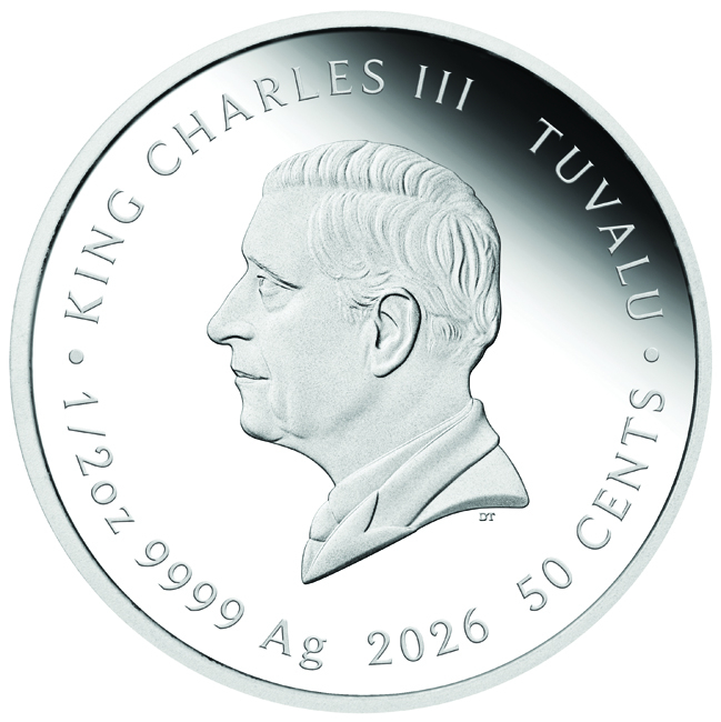 Královna Charlotte 2026, stříbrná mince v etuji, 1/2 oz