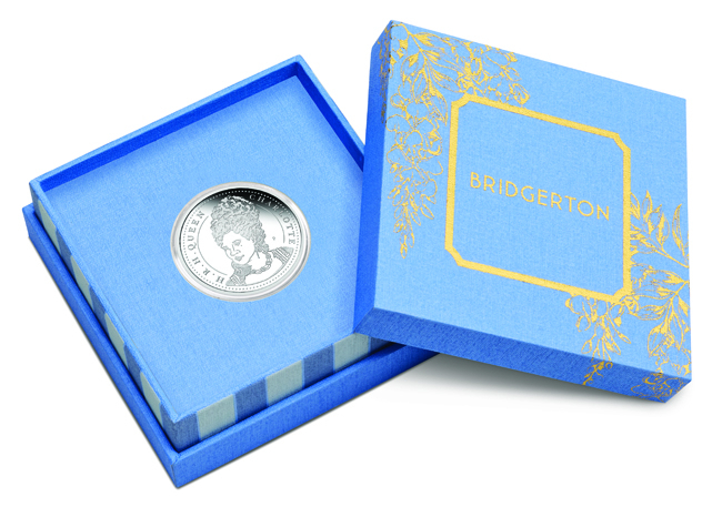 Královna Charlotte 2026, stříbrná mince v etuji, 1/2 oz