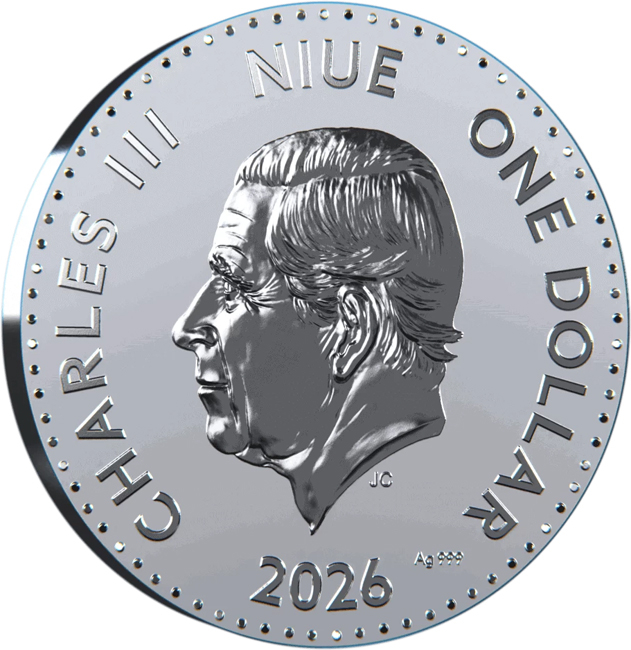 Lunární kůň 2026, Niue, stříbrná mince v etuji, 15 g