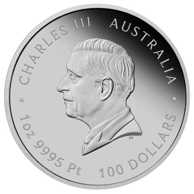 Lunární kůň 2025, platinová mince v etuji, 1 oz