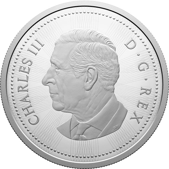 Bluenose škuner 2026, stříbrná mince v etuji, 111 g